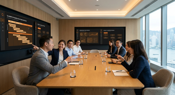 企業 AI 藍圖規劃：12個月落地實施步驟與ROI評估指南 | IoTree